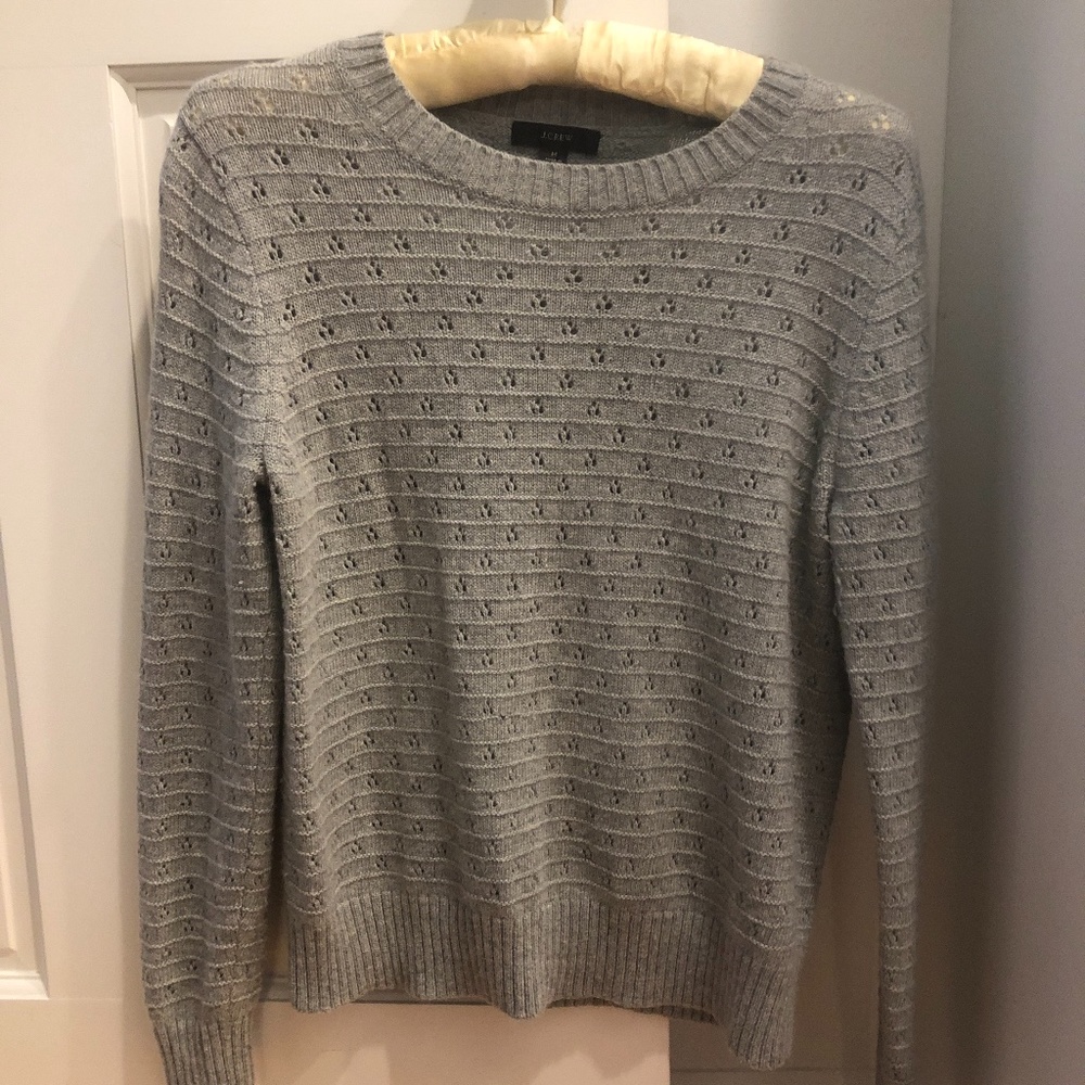 J. Crew Pointelle Sweater
